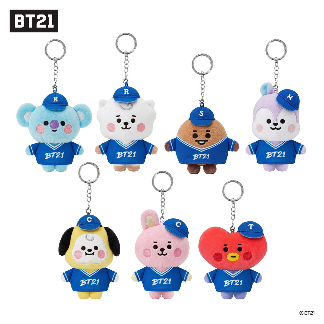 BT21 - BASEBALL PLUSH KEYRING - COKODIVE