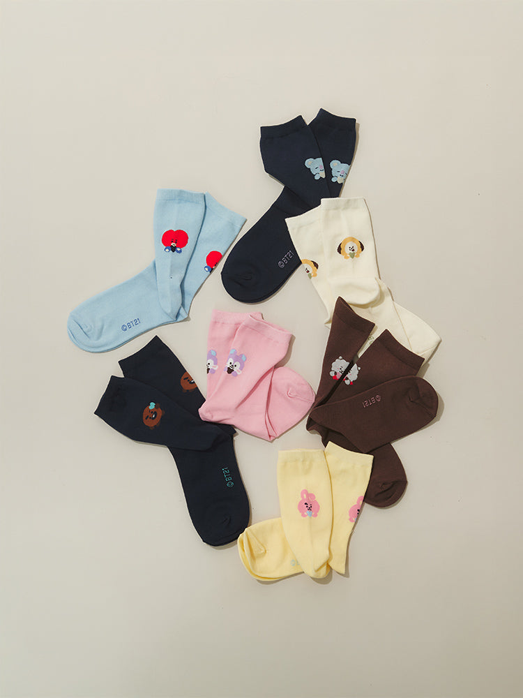 BT21 - BASIC 2025 F/W SOCKS - COKODIVE