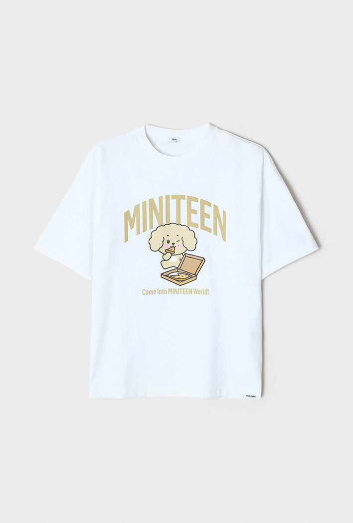 SEVENTEEN - MINITEEN X SPAO OFFICIAL MD SHORT SLEEVE T-SHIRT BEIGE - COKODIVE