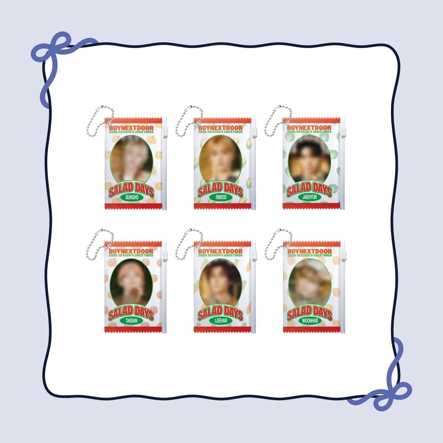 BOYNEXTDOOR - HOLIDAY HOUSE HYBE 2026 SEASON'S GREETINGS OFFICIAL MD PHOTOCARD HOLDER - COKODIVE