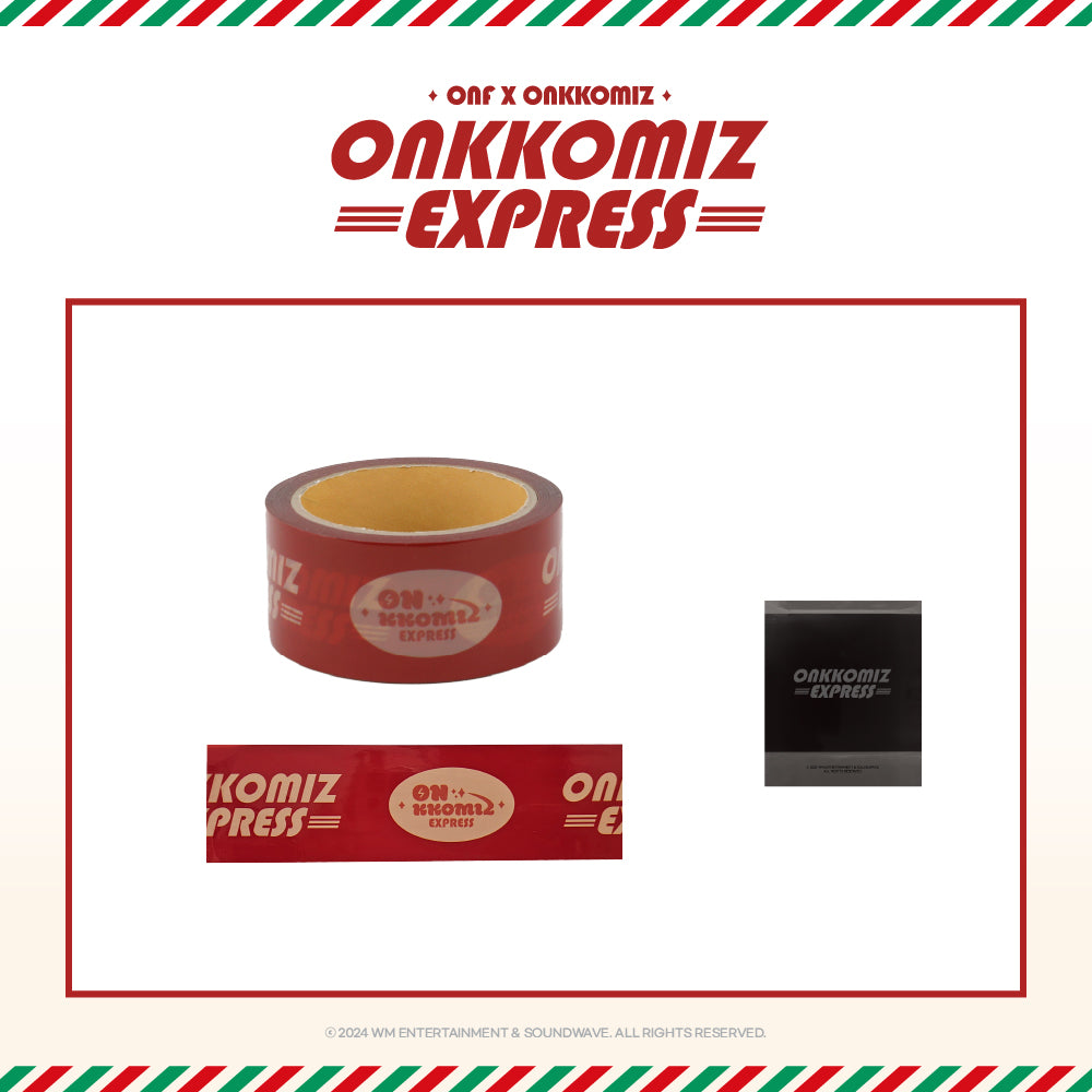 ONF - ONKKOMIZ EXPRESS ONF X ONKKOMIZ POP UP STORE OFFICIAL MD BOX TAPE - COKODIVE