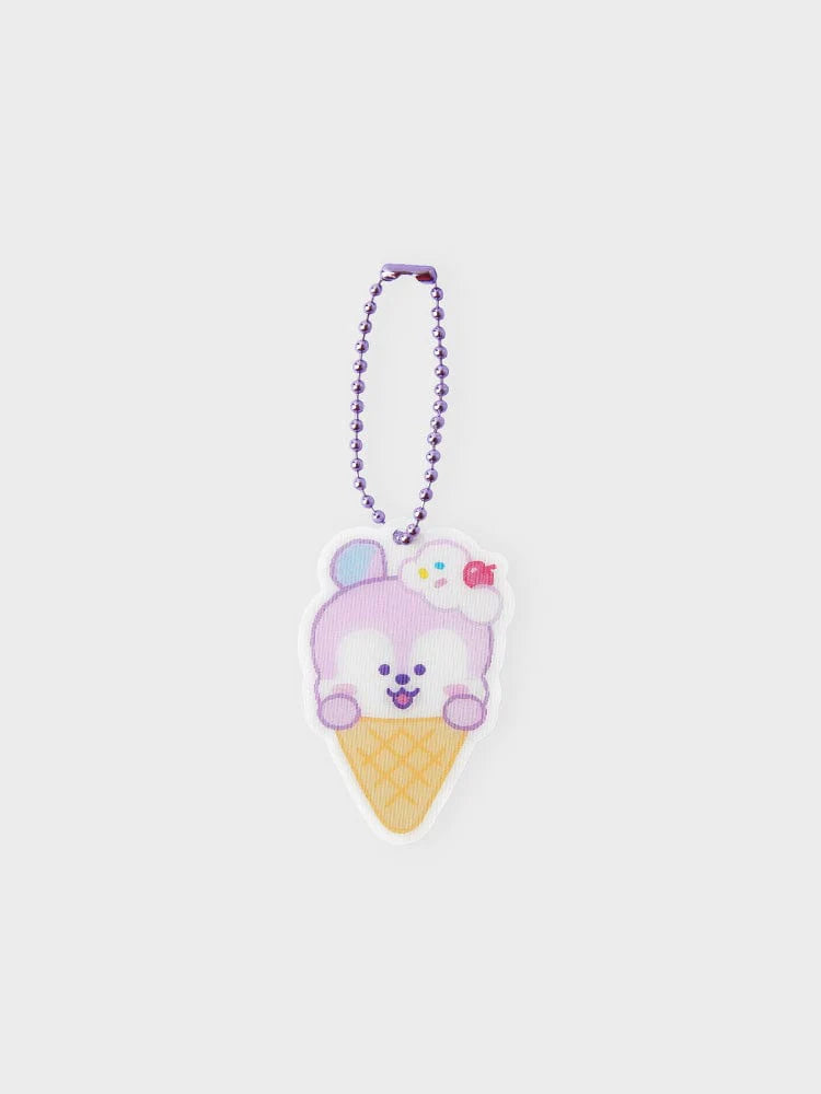 BT21 ON THE CLOUD RENTICULAR KEYRING - COKODIVE