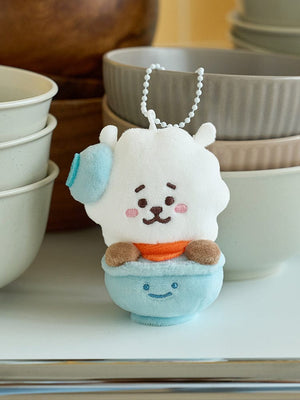 BT21 - WELCOME PARTY MD RICE BOWL DOLL KEYRING S - COKODIVE
