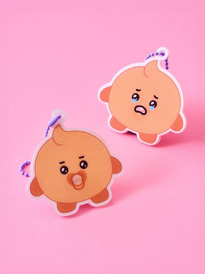 BT21 - NEWBORN BABY LENTICULAR KEYRING SHOOKY - COKODIVE