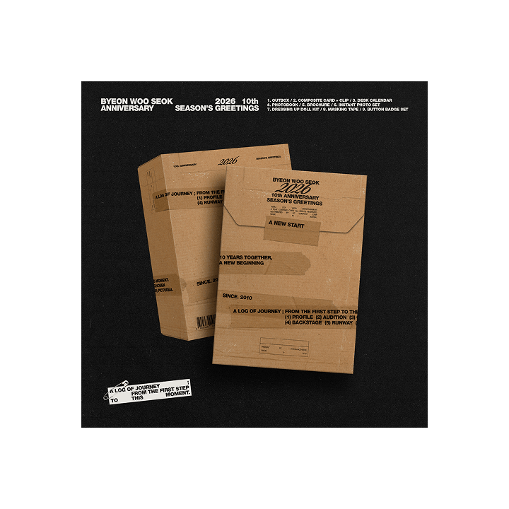 BYEON WOO SEOK - 10TH ANNIVERSARY 2026 SEASON'S GREETINGS WEVERSE SHOP GIFT - COKODIVE