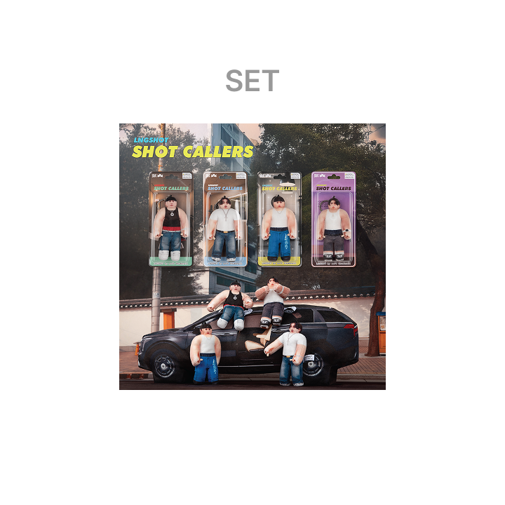 LNGSHOT - SHOT CALLERS 1ST EP ALBUM WEVERSE SHOP GIFT CHARACTER VER SET - COKODIVE
