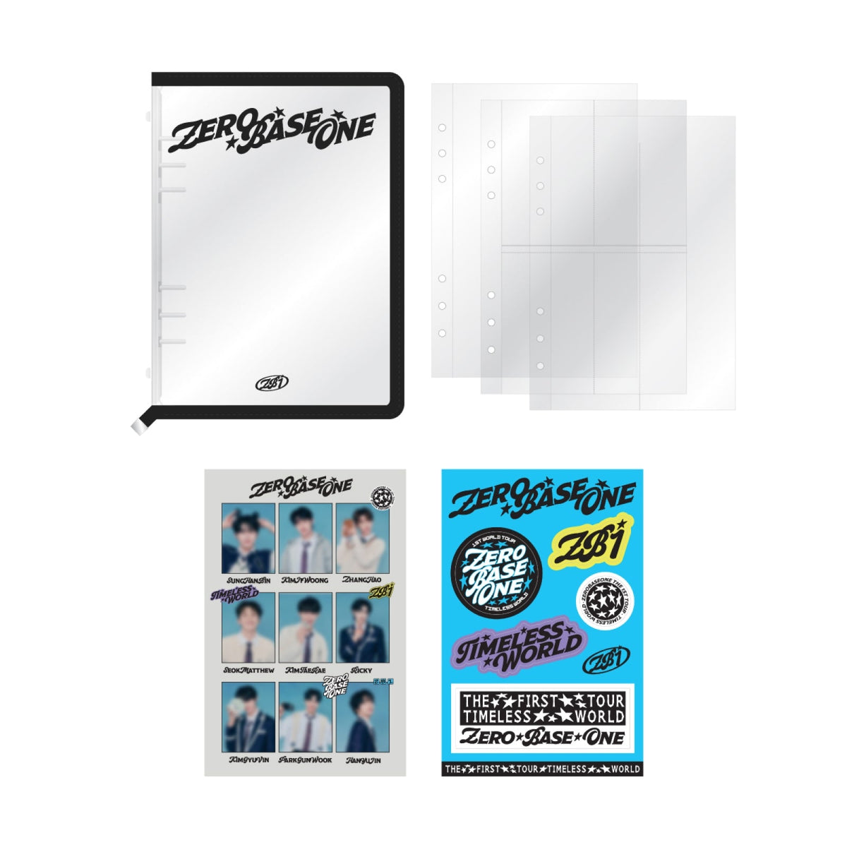 ZEROBASEONE - TIMELESS WORLD 2024 THE FIRST TOUR OFFICIAL MD COLLECT BINDER BOOK - COKODIVE