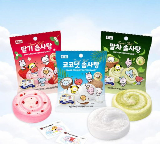 BT21 - COTTON CANDY SET (3 FLAVOR) - COKODIVE