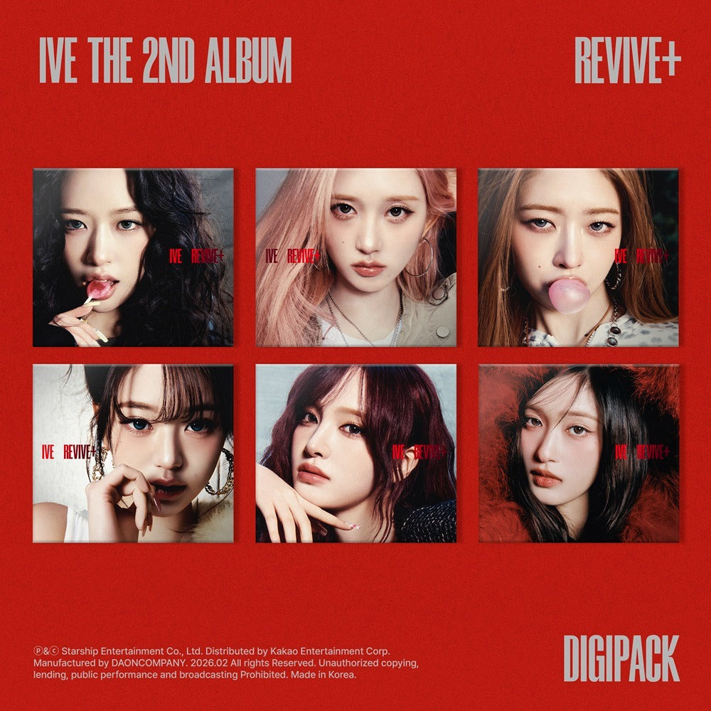 IVE - REVIVE+ 2ND ALBUM STARSHIP GIFT DIGIPACK SET