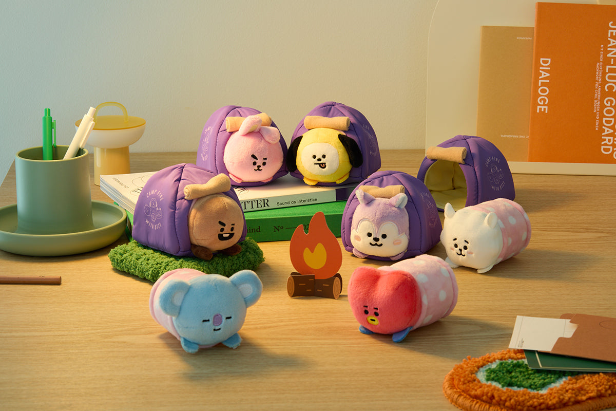 BT21 - CAMPFIRE EDITION OFFICIAL MD DOLL CAMPFIRE - COKODIVE