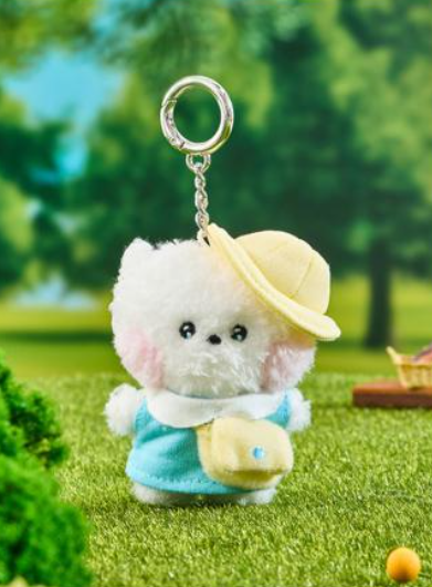 【希少】キューピー人形inミニテディベアー BT21 - MINI MININI PICNIC MATE DOLL KEYRING | COKODIVE