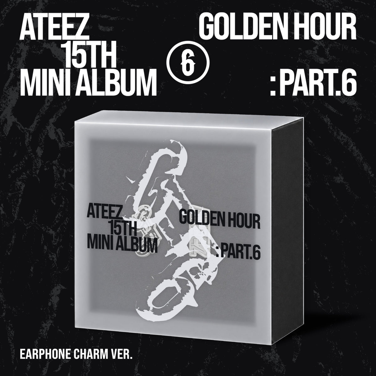 ATEEZ - GOLDEN HOUR : PART.6 15TH MINI ALBUM EARPHONE CHARM VER - COKODIVE