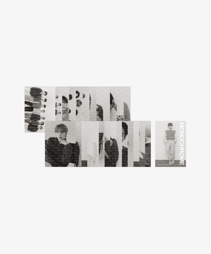 BTS MONOCHROME プリントフォト 14枚 ジミン テテ グク BTS - POP UP : MONOCHROME OFFICIAL MD PRINTED PHOTO | COKODIVE