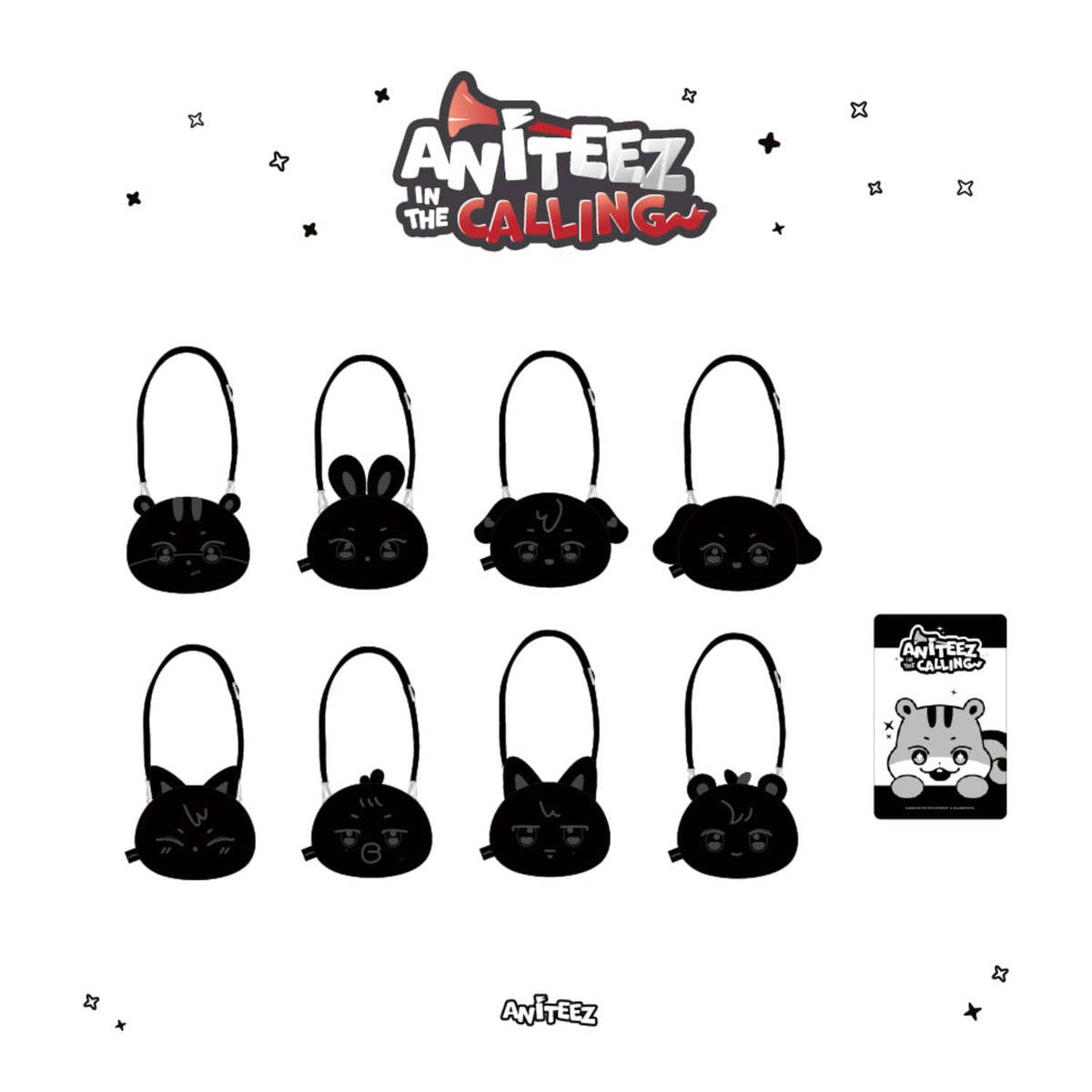 ATEEZ - ANITEEZ IN THE CALLING POP UP OFFICIAL MD FACE POUCH BAG - COKODIVE