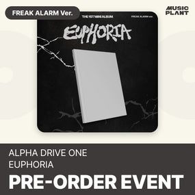 ALPHA DRIVE ONE - EUPHORIA 1ST MINI ALBUM MUSICPLANT GIFT FREAK ALARM VER - COKODIVE
