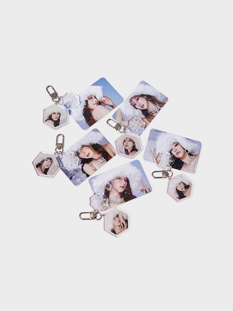 (G)I-DLE - SUPER LADY OFFICIAL MD 4 CUT ACRYLIC KEYRING PHOTOCARD SET 1 VER.