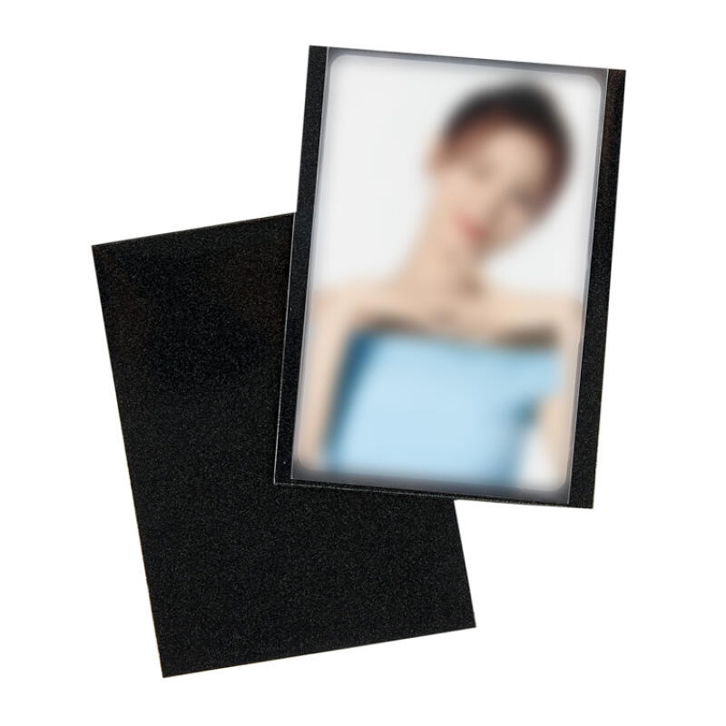 GLITTER PHOTOCARD SLEEVE BLACK - COKODIVE