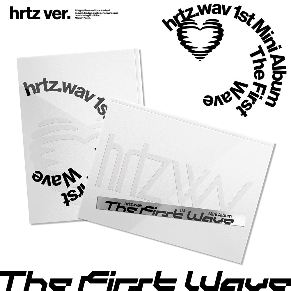 HRTZ.WAV - THE FIRST WAVE 1ST MINI ALBUM STANDARD HRTZ VER