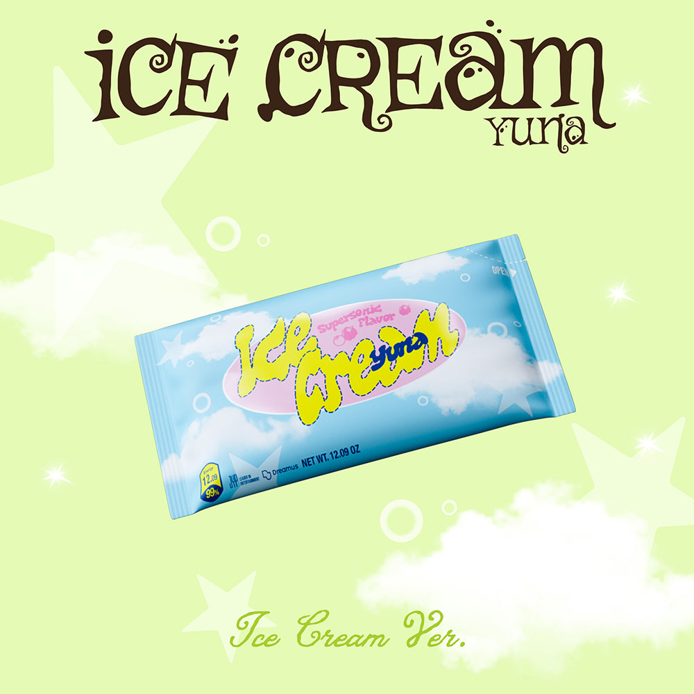 ITZY YUNA - ICE CREAM 1ST MINI ALBUM MUSICKOREA GIFT ICE CREAM VER - COKODIVE