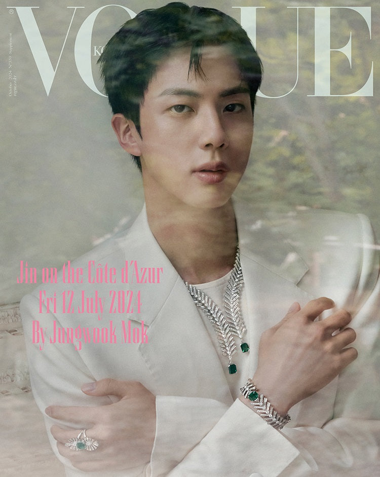 BTS JIN - VOGUE 2024 OCTOBER ISSUE C COVER - COKODIVE