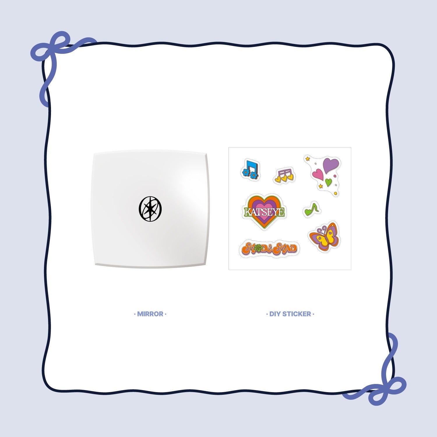 KATSEYE - HOLIDAY HOUSE HYBE 2026 SEASON'S GREETINGS OFFICIAL MD DIY MIRROR - COKODIVE