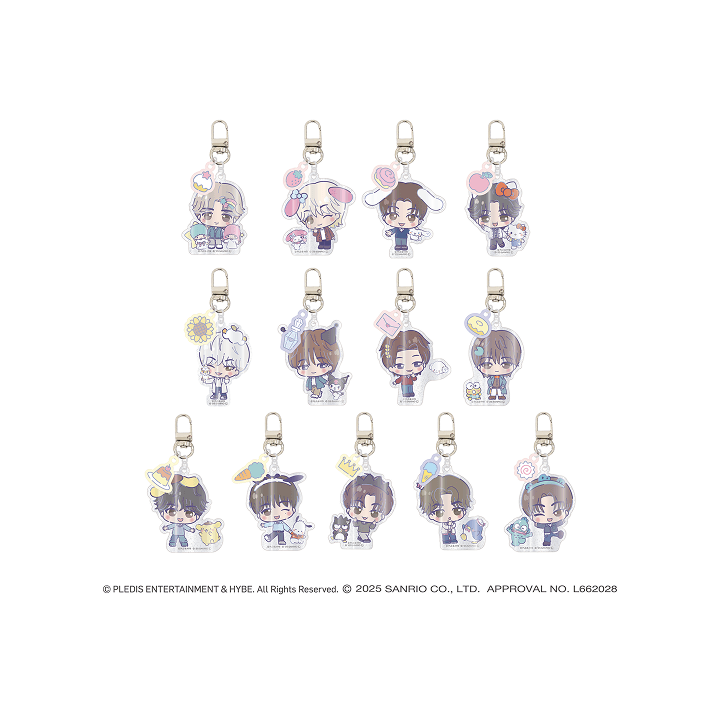 SEVENTEEN - SEVENTEEN X SANRIO CHARACTERS COLLABORATION OFFICIAL MD KEYCHAIN - COKODIVE