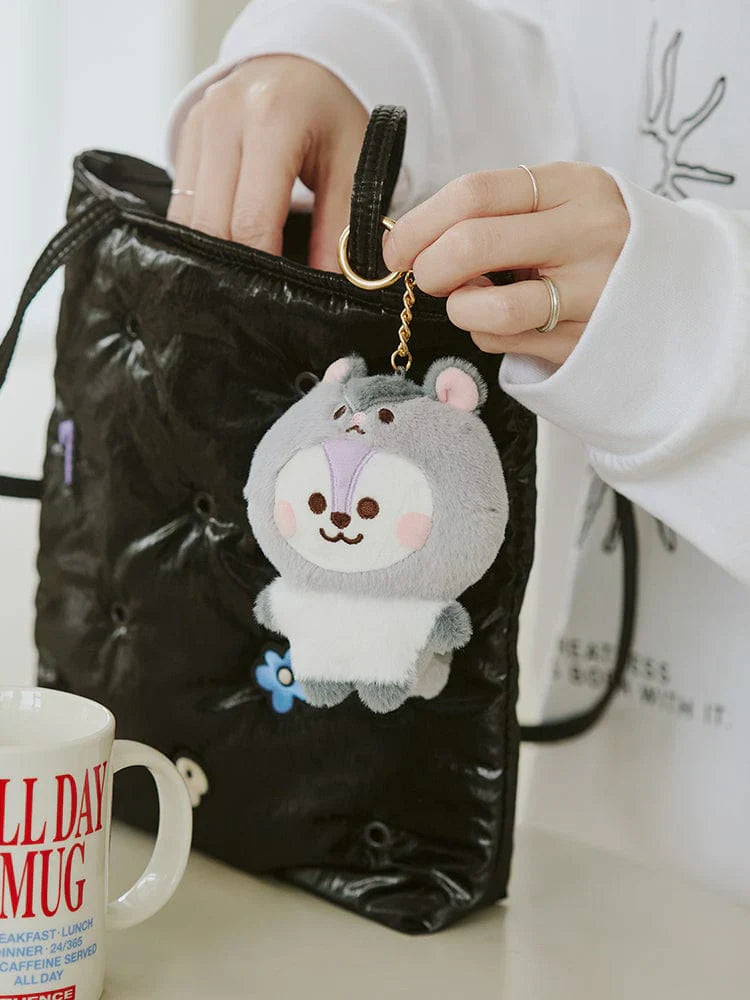 BT21 - BABY FLUFFY DOLL KEYRING - COKODIVE