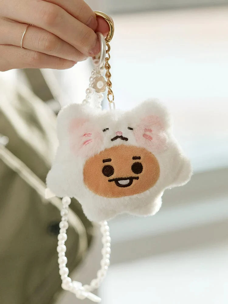 BT21 - BABY FLUFFY DOLL KEYRING - COKODIVE
