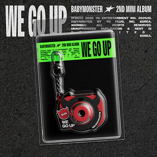 BABYMONSTER - WE GO UP 2ND MINI ALBUM MINI BEAM KEYRING VER - COKODIVE