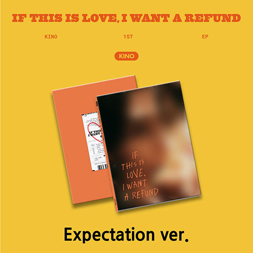 KINO - IF THIS IS LOVE, I WANT A REFUND 1ST EP ALBUM PHOTOBOOK EXPECTATION VER - COKODIVE