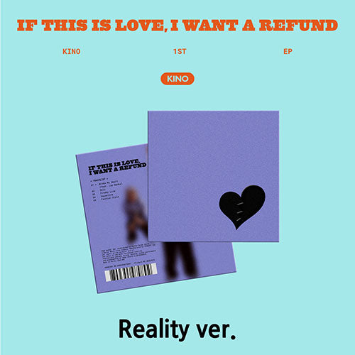 KINO - IF THIS IS LOVE, I WANT A REFUND 1ST EP ALBUM PHOTOBOOK REALITY VER - COKODIVE