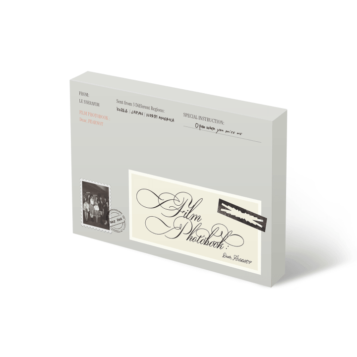 LE SSERAFIM - FILM PHOTOBOOK : DEAR, FEARNOT WEVERSE SHOP GIFT - COKODIVE