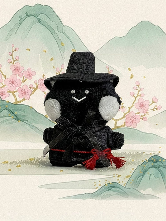 LINE FRIENDS MININI LENINI UNDERWORLD SAJA PLUSH KEYRING K-SOUVENIR - COKODIVE