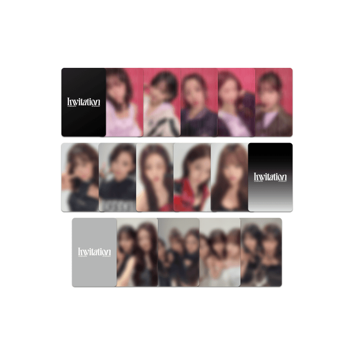 LE SSERAFIM - INVITATION VR CONCERT OFFICIAL MD LENTICULAR PHOTOCARD PACK - COKODIVE