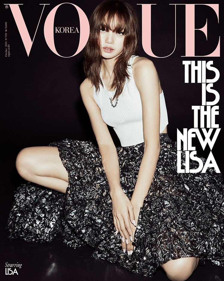 BLACK PINK LISA - VOGUE 2024 OCTOBER ISSUE A COVER - COKODIVE