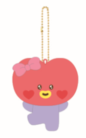 BT21 MININI LOVELY PLUSH KEY RING - COKODIVE