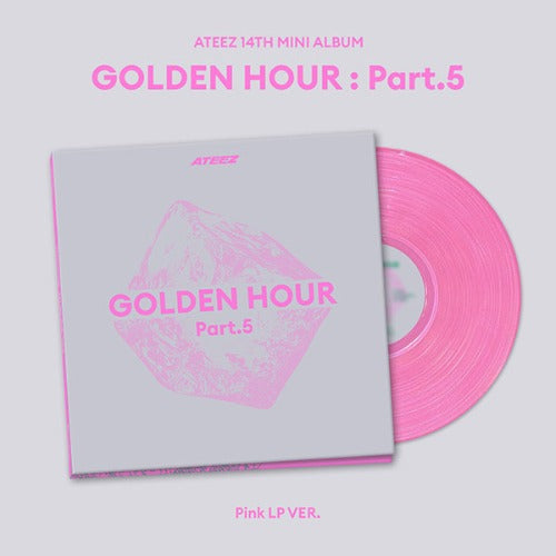 ATEEZ - GOLDEN HOUR : PART.5 14TH MINI ALBUM PINK LP VER | COKODIVE