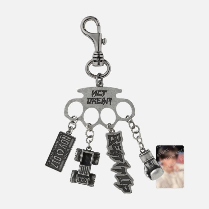 NCT DREAM - BEAT IT UP OFFICIAL MD METAL KNUCKLE KEYRING SET