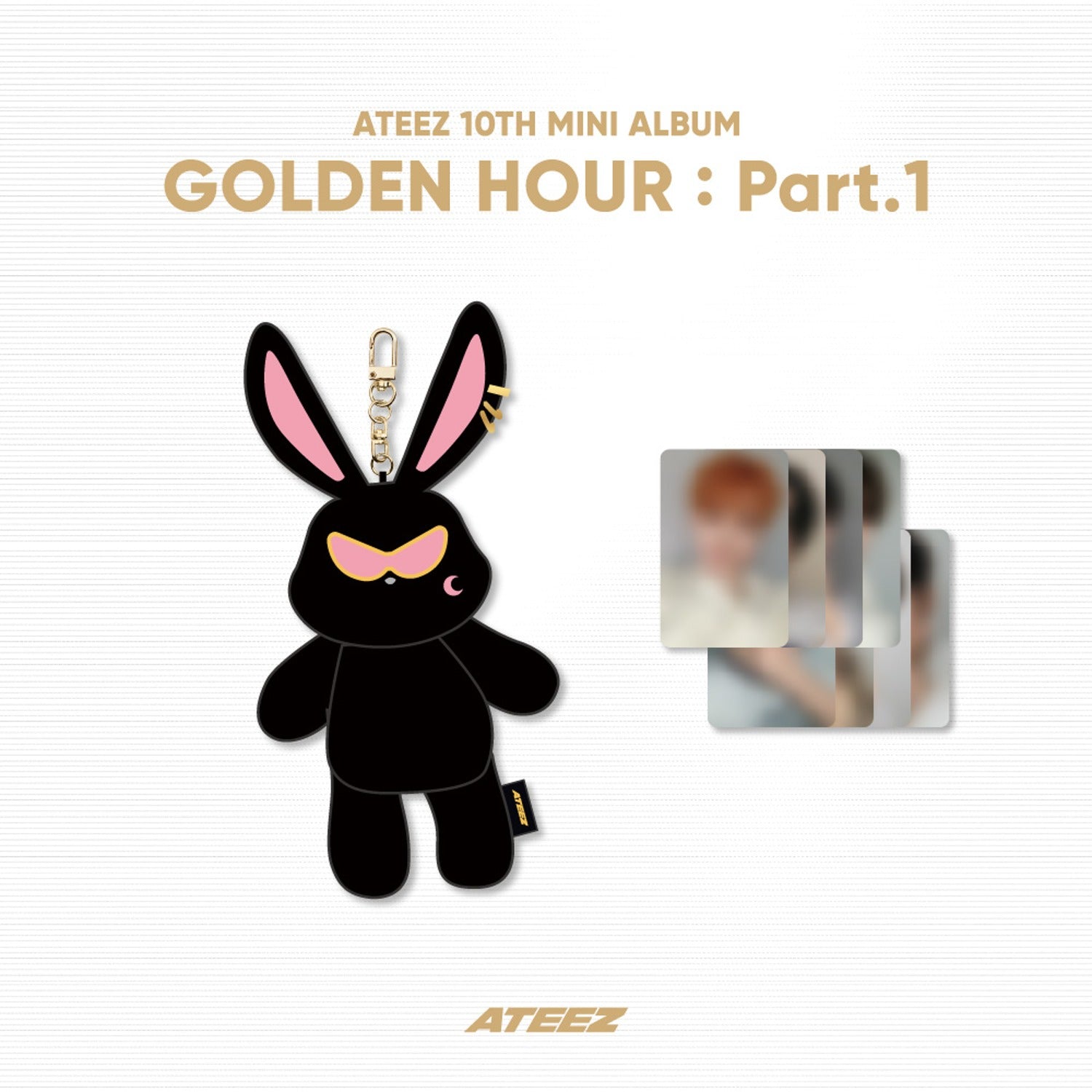 ATEEZ - GOLDEN HOUR : PART.1 OFFICIAL MD MITO DOLL KEYRING - COKODIVE