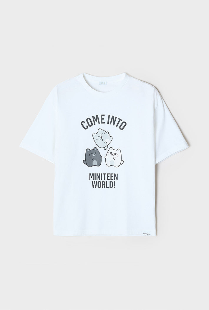 SEVENTEEN - MINITEEN X SPAO OFFICIAL MD SHORT SLEEVE T-SHIRT MIX - COKODIVE