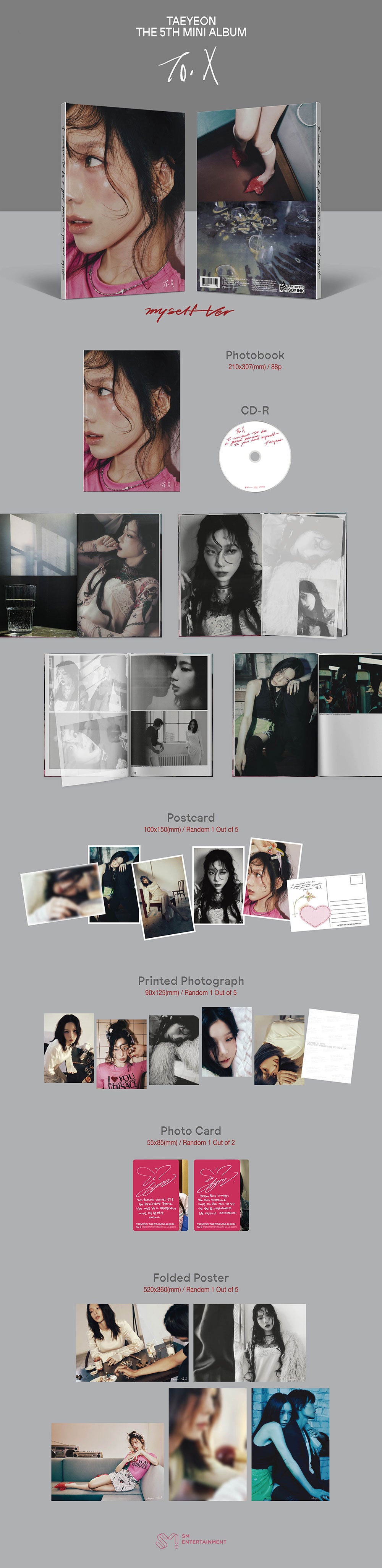 TAEYEON - TO. X 5TH MINI ALBUM MYSELF VER. - COKODIVE