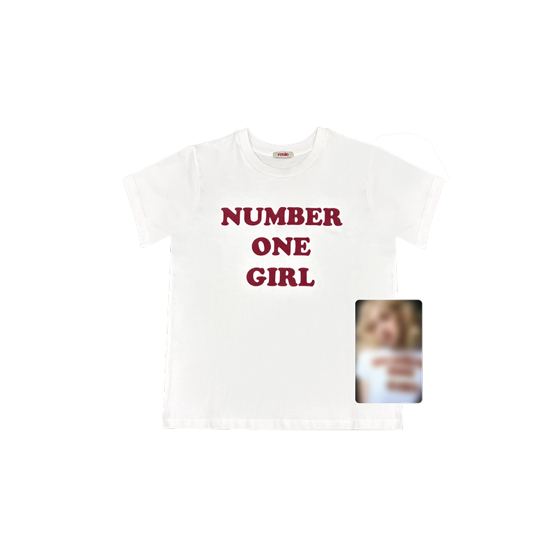 ROSE - ROSIE ENCORE POP-UP OFFICIAL MD NUMBER ONE GIRL T-SHIRT ALBUM COVER VER. - COKODIVE
