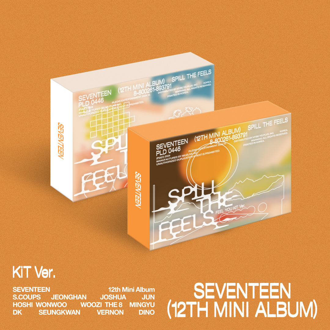 SEVENTEEN - SPILL THE FEELS 12TH MINI ALBUM KIT RANDOM