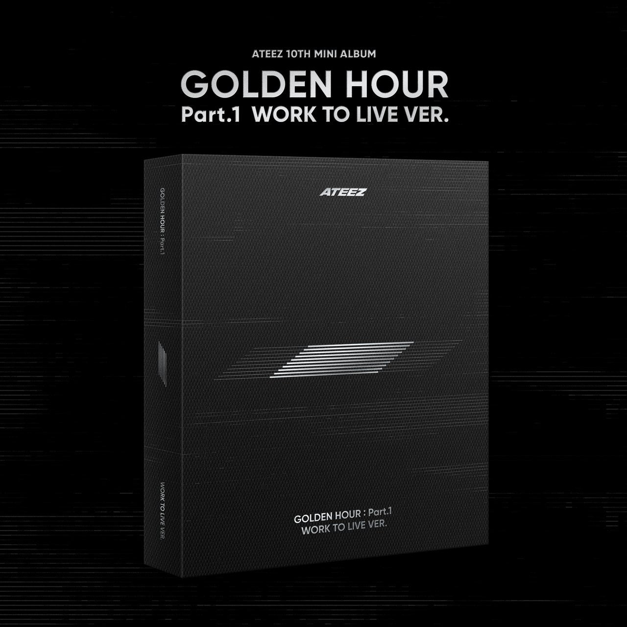 ATEEZ - GOLDEN HOUR : PART.1 10TH MINI ALBUM TOKTOQ GIFT WORK TO LIVE VER - COKODIVE