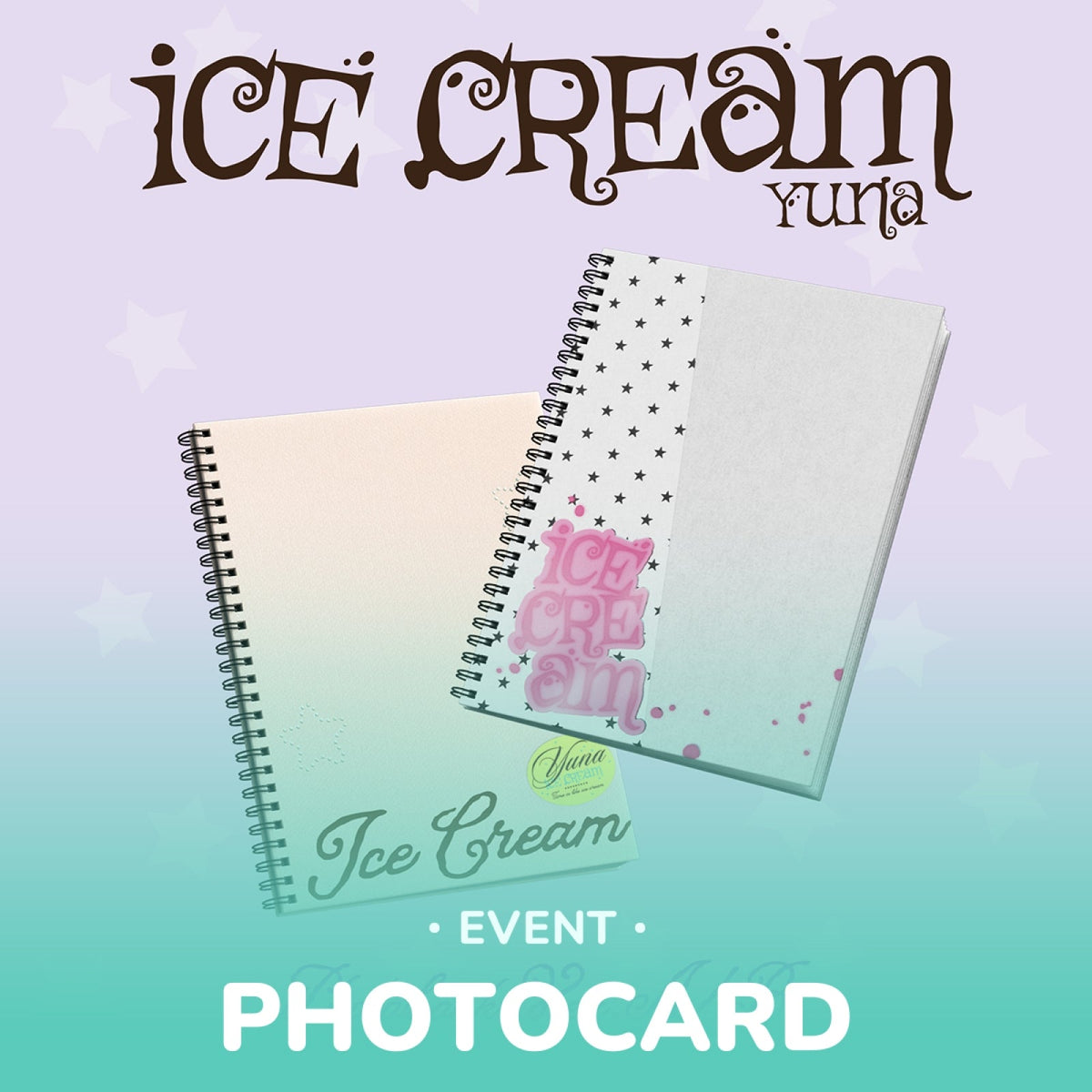 ITZY YUNA - ICE CREAM 1ST MINI ALBUM WITHMUU GIFT PHOTOBOOK VER RANDOM - COKODIVE