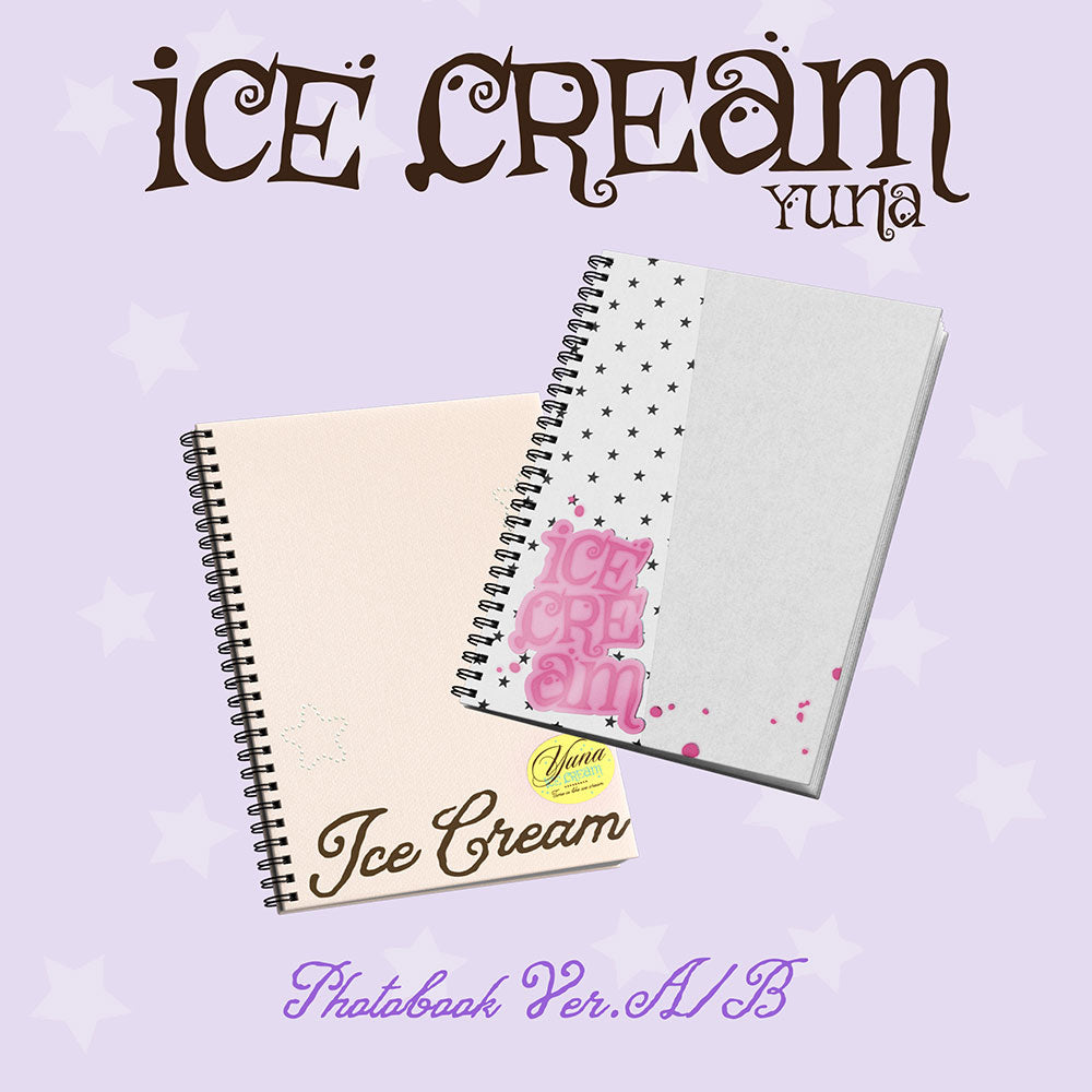 ITZY YUNA - ICE CREAM 1ST MINI ALBUM PHOTOBOOK VER RANDOM - COKODIVE