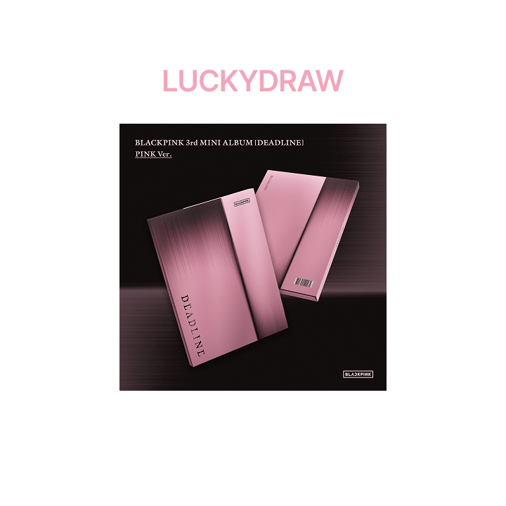 BLACKPINK - DEADLINE 3RD MINI ALBUM WEVERSE SHOP LUCKY DRAW EVENT STANDARD PINK VER - COKODIVE