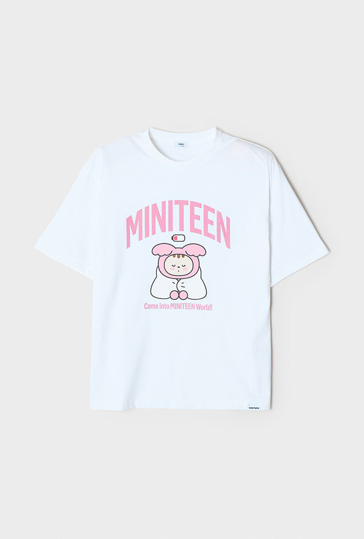 SEVENTEEN - MINITEEN X SPAO OFFICIAL MD SHORT SLEEVE T-SHIRT PINK - COKODIVE
