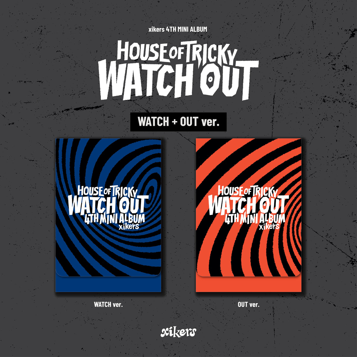 XIKERS - HOUSE OF TRICKY : WATCH OUT 4TH MINI ALBUM PLVE VER SET