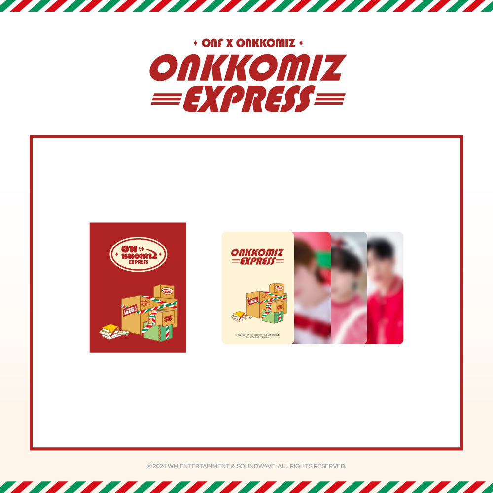 ONF - ONKKOMIZ EXPRESS ONF X ONKKOMIZ POP UP STORE OFFICIAL MD RANDOM TRADING CARD - COKODIVE